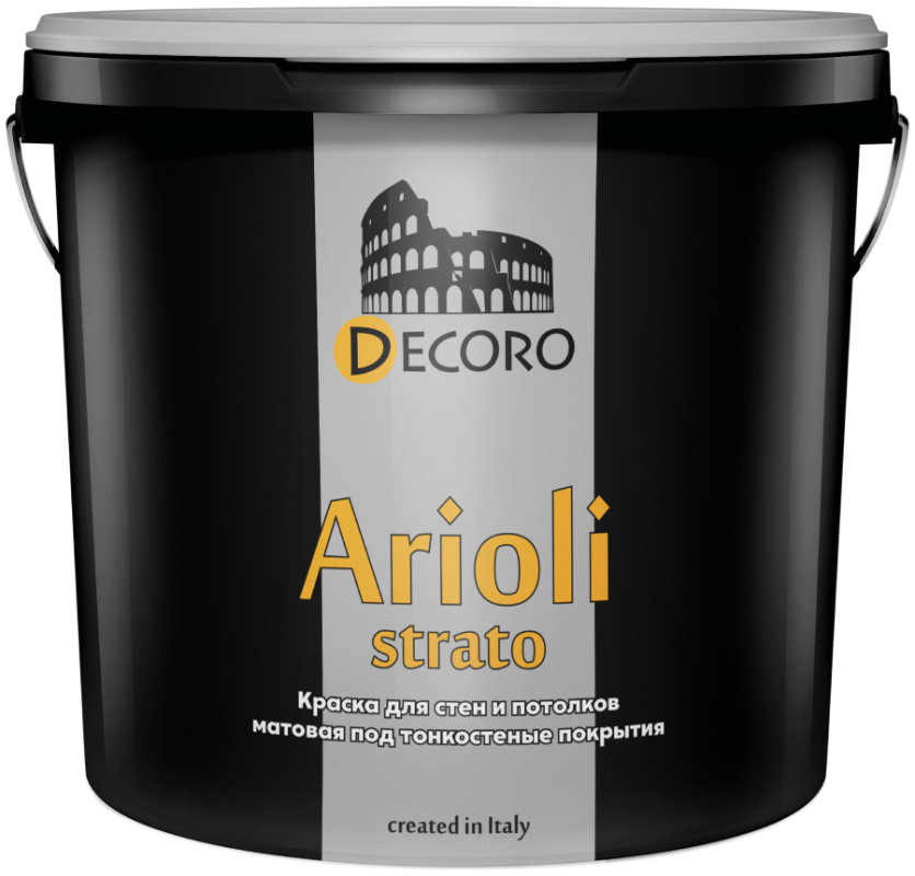 Arioli Strato (Ариоли Страто) краска, основа под тонкослойное покрытие, влагостойкая, матовая