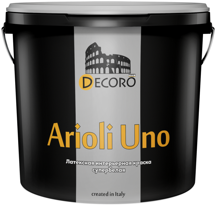 Arioli Uno (Ариоли Уно) краска универсальная, моющаяся, матовая, подходит для тех.покраски